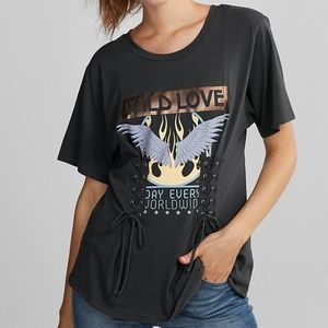 NWT Retail Express Medium Metallic Tee